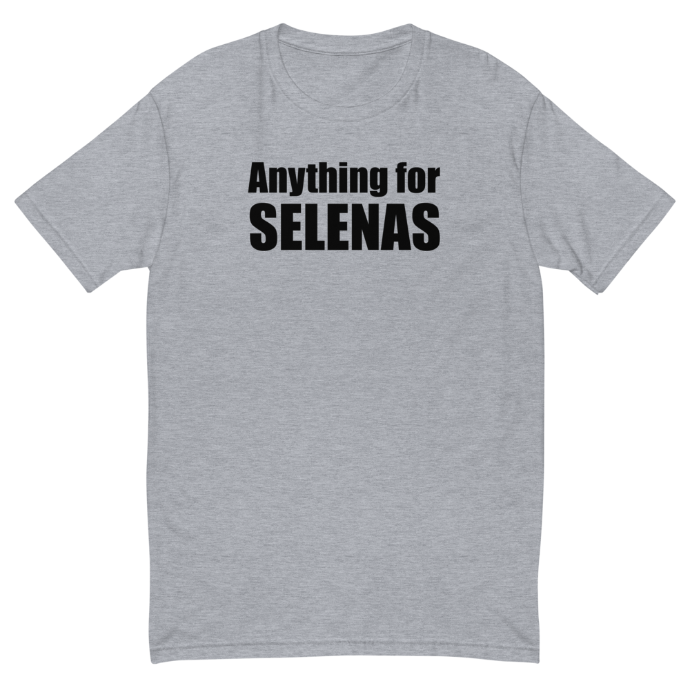 Anything for SELENAS Mens Black Letters