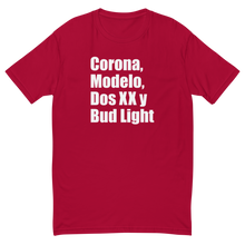 Load image into Gallery viewer, Mexican Beers Tee White Letters