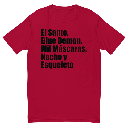 Luchadores Tee Black Letters