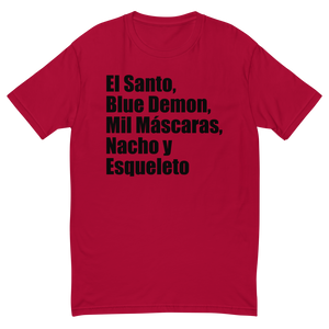 Luchadores Tee Black Letters