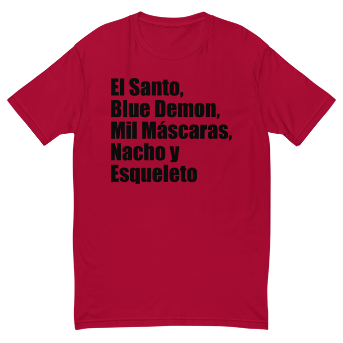 Luchadores Tee Black Letters