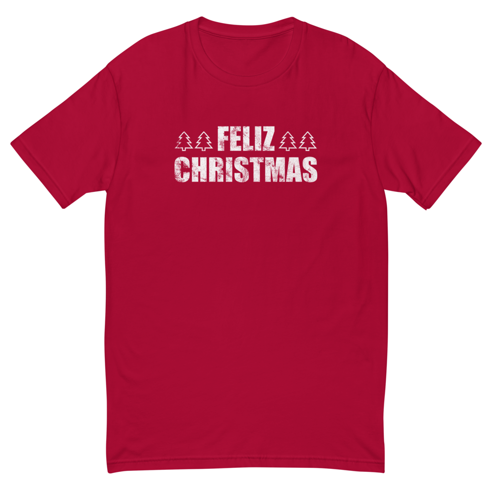 Chanclawear Feliz Christmas Mens Tee