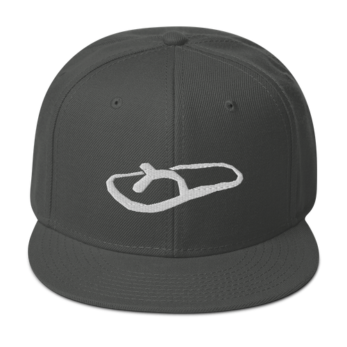 Chancla Icon Gray Snapback Hat