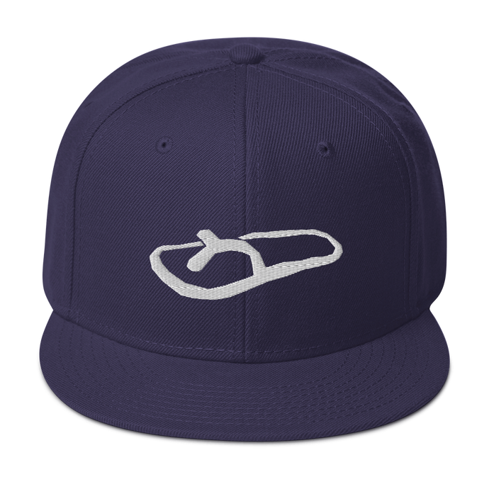 Chancla Icon Blue Snapback Hat